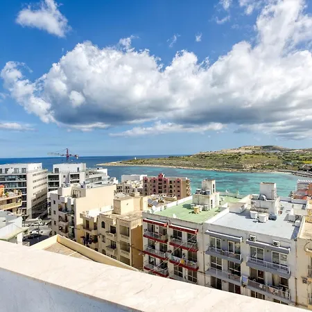 Beautiful 2br Penthouse With Private Terrace & Bbq By 360 Estates St. Paul's Bay