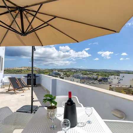 Beautiful 2br Penthouse With Private Terrace & Bbq By 360 Estates Apartment St. Paul's Bay