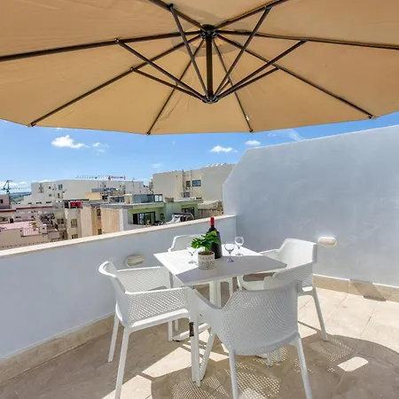 Beautiful 2br Penthouse With Private Terrace & Bbq By 360 Estates St. Paul's Bay