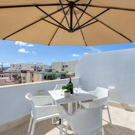 Beautiful 2br Penthouse With Private Terrace & Bbq By 360 Estates * St. Paul's Bay